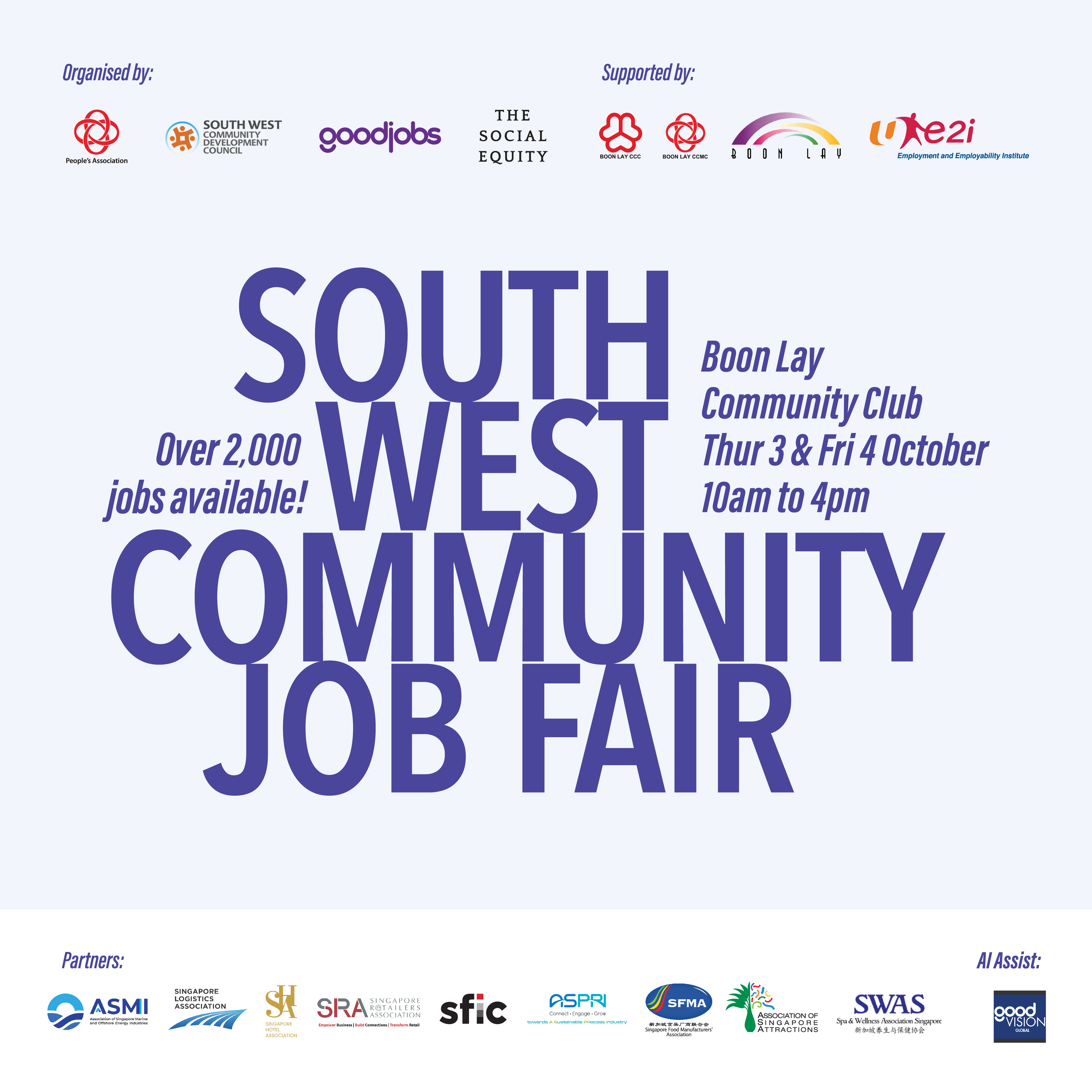 goodjobs: South West Community Job Fair @ Boon Lay | goodjobs