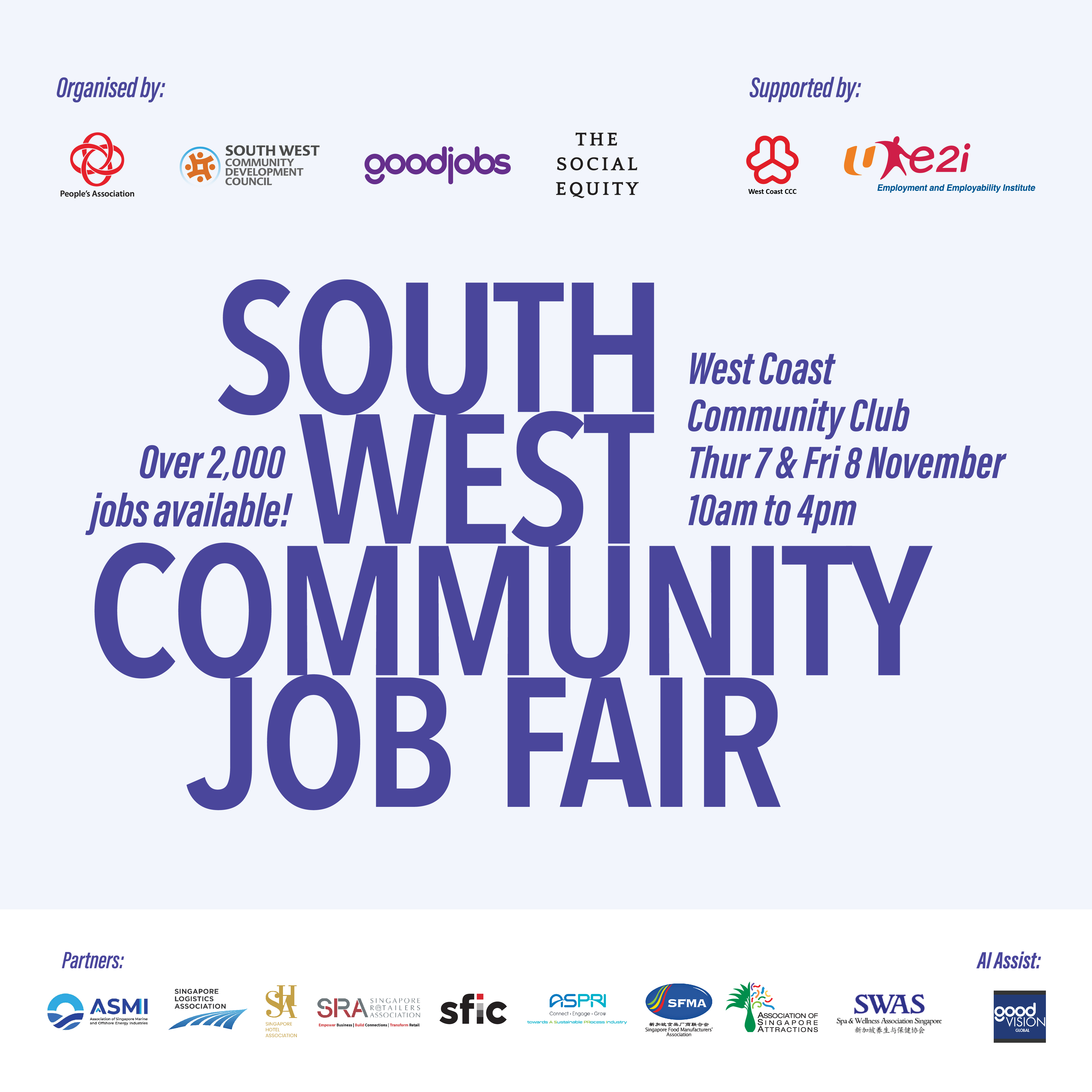 South West Community Job Fair @ West Coast