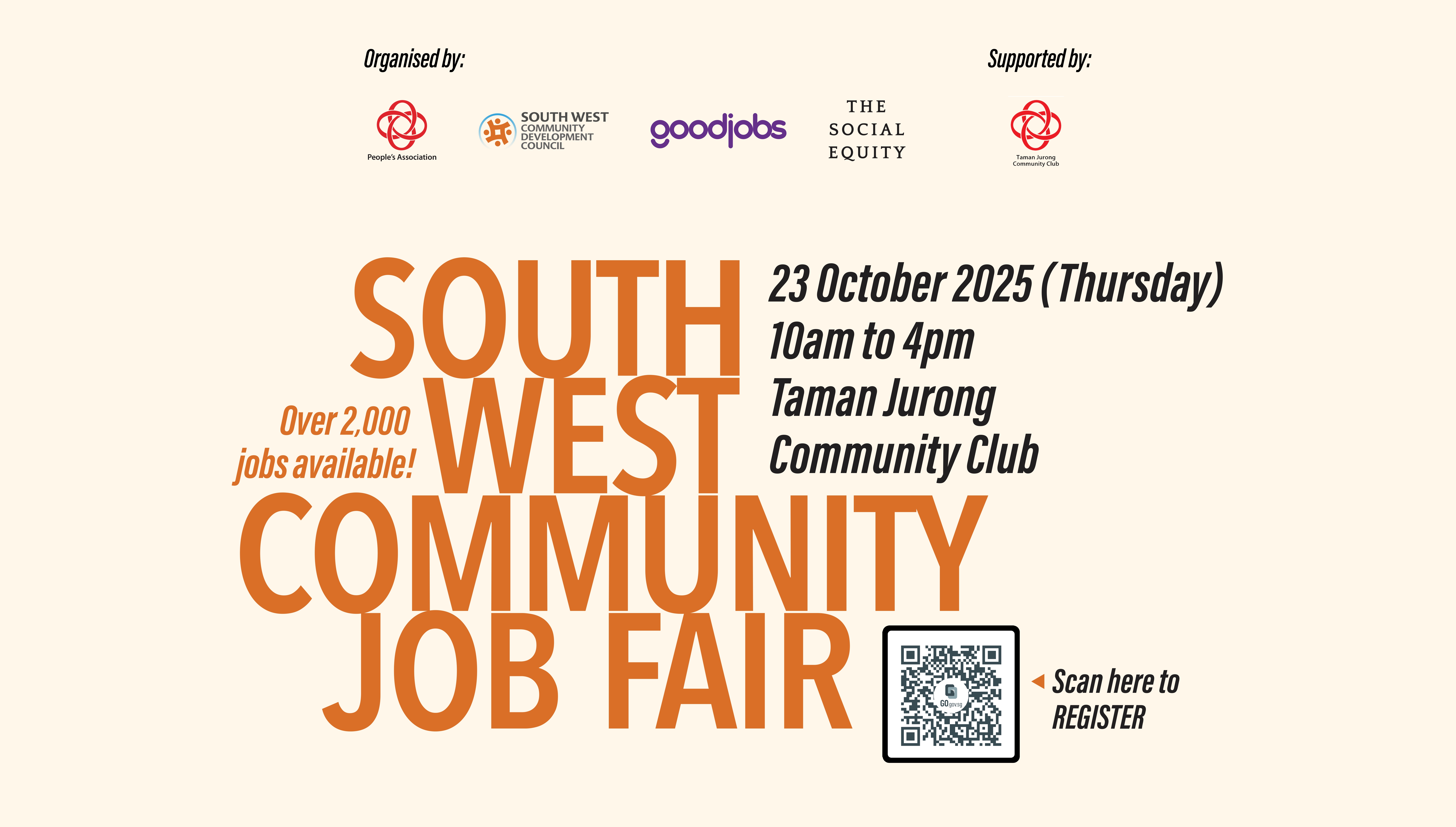 South West Community Job Fair @ Taman Jurong