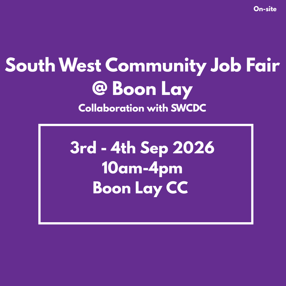 South West Community Job Fair @ Boon Lay