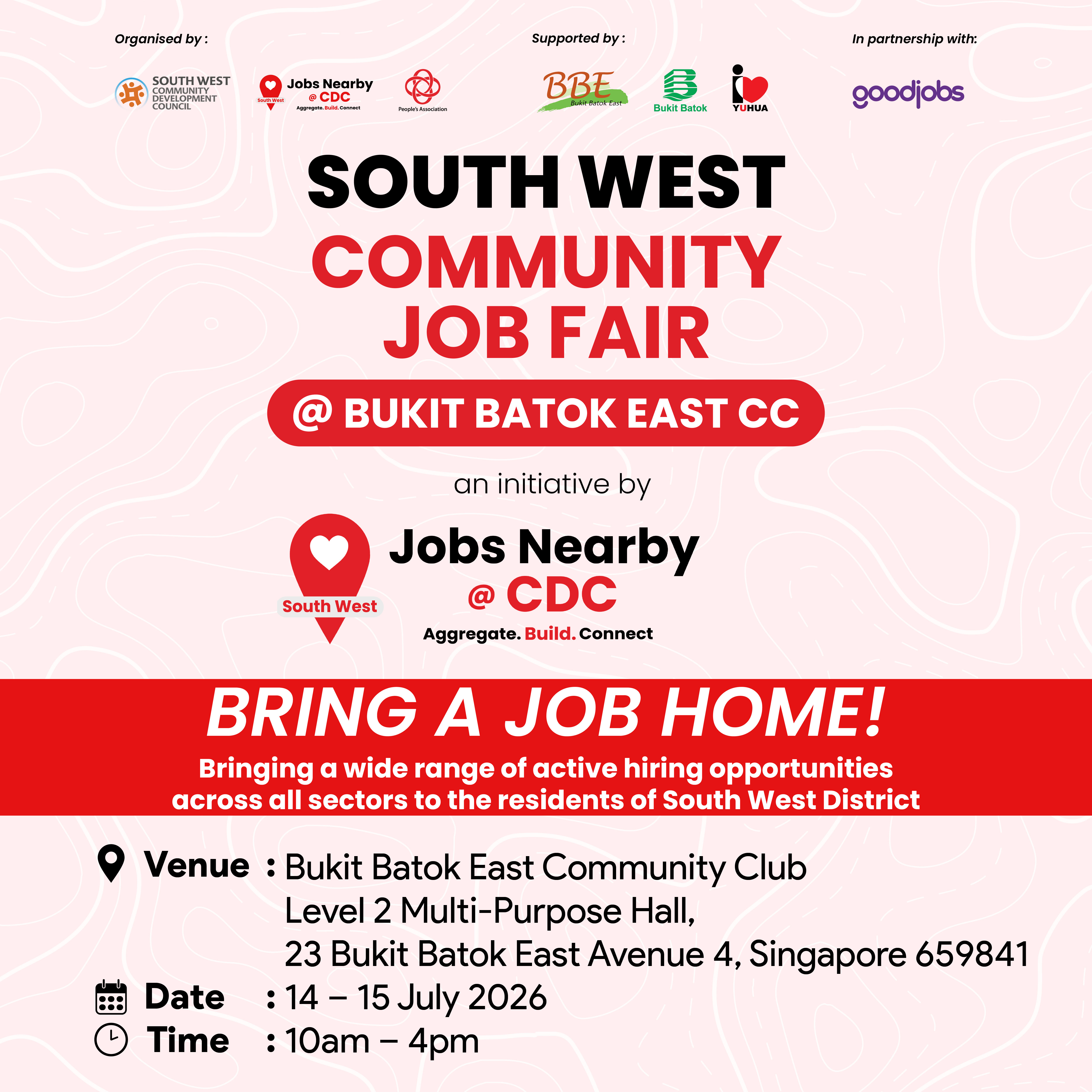 South West Community Job Fair @ Bukit Batok East